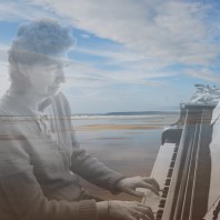 Adrienne Hesketh playing live musical composition on piano