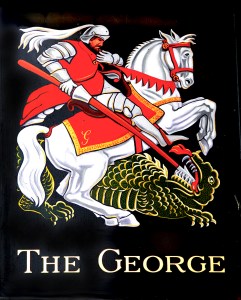 The George pub sign hatherleigh devon